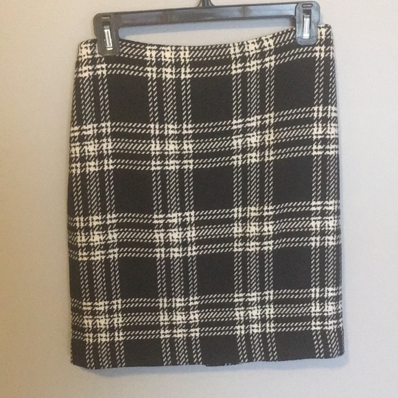 Talbots wool plaid skirt 2 petite - Picture 1 of 4